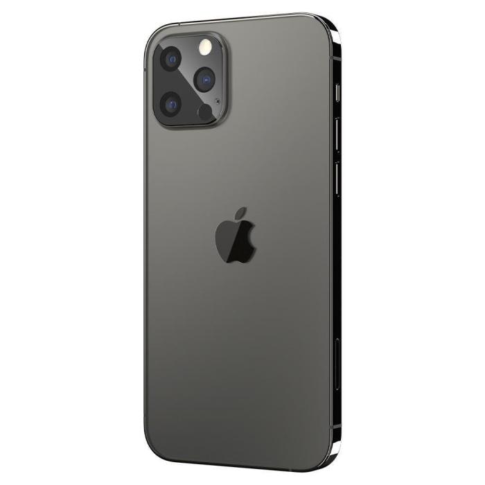 Bild 3, Spigen iPhone 12 Pro - Spigen 2-PACK Optik GLAS.TR Linsskydd