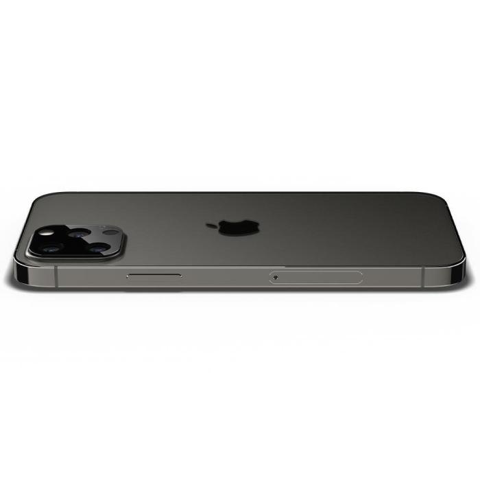 Bild 4, Spigen iPhone 12 Pro - Spigen 2-PACK Optik GLAS.TR Linsskydd