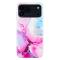  iPhone 17 Pro Skal TPU Marmor Rosa / Blå