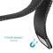  Milanese Loop Metall Armband För Smartwatch - Svart (22 mm)