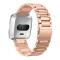  Lyxigt Metallarmband Fitbit Versa/Versa 2 - Roséguld