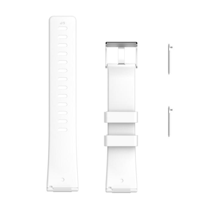 Bild 2,  Silikon Armband Fitbit Versa/Versa 2 - Vit