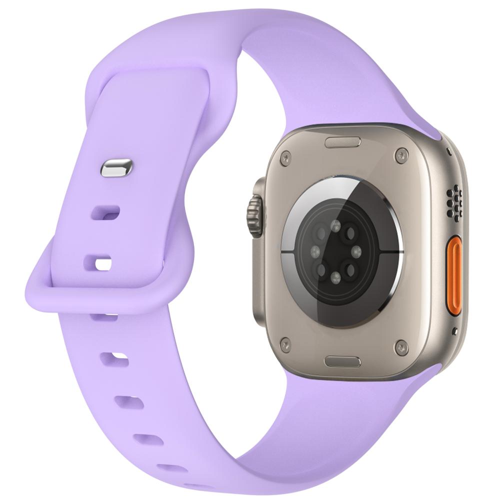 ColorPop Silikon Armband Butterfly Apple Watch 42/44/45/46/49 mm (M/L) Lila