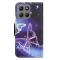  Motorola Moto G86 Power/G86 5G Fodral Läder Fjärilar
