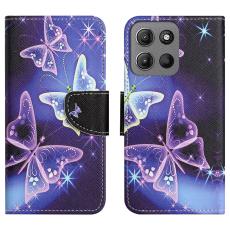  Motorola Moto G86 Power/G86 5G Fodral L&auml;der Fj&auml;rilar