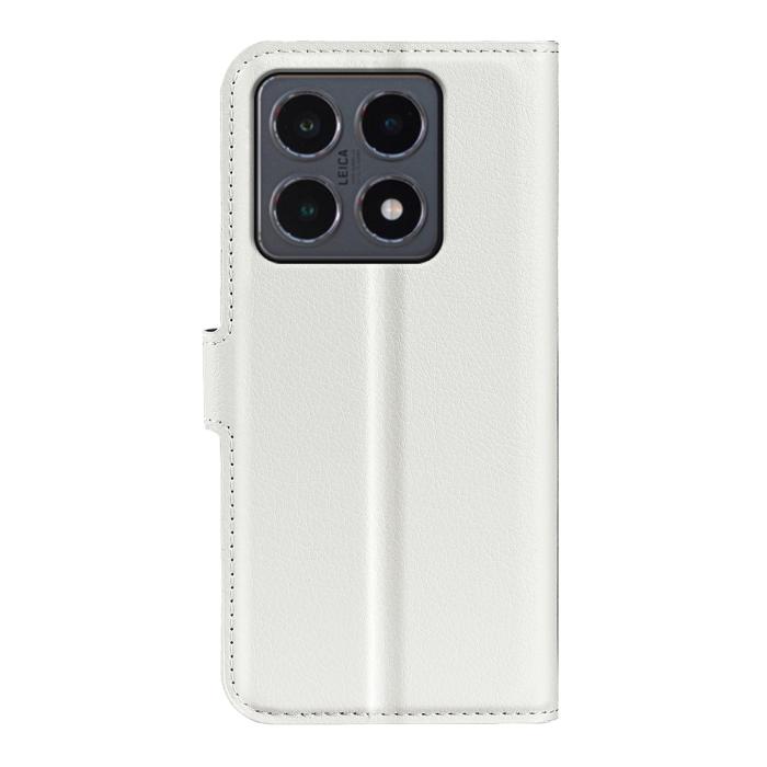 Bild 3,  Xiaomi 15T Fodral Litchi Läder Vit