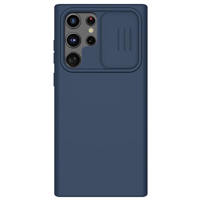 Bild 2, NILLKIN NILLKIN Samsung Galaxy S22 Ultra Skal CamShield Liquid Blå