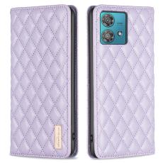  Motorola Edge 40 Neo 5G Fodral Diamond Flip Lila