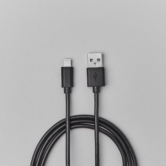 Bild 5, Smartline Smartline 2m Lightning MFi Laddningskabel Svart