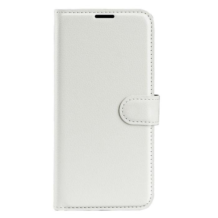 Bild 5,  Samsung Galaxy A16 / A26 5G Fodral Litchi Läder Textur Vit