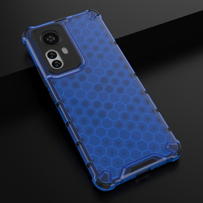 Bild 2,  Xiaomi 12 Pro Skal Hybrid Honeycomb Blå