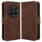 Honor Magic7 Pro Fodral Med Avtagbart Kortfodral Brun