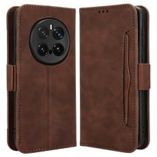  Honor Magic7 Pro Fodral Med Avtagbart Kortfodral Brun