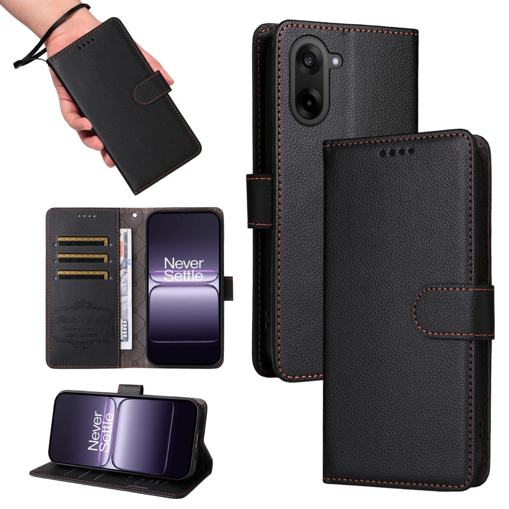  OnePlus Nord CE5 Plånboksfodral Läder Svart