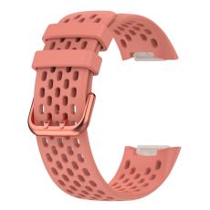  Fitbit Charge 6 / 5 Armband Silikon Ih&aring;ligt Korall