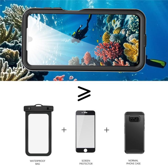 Bild 2, REDPEPPER REDPEPPER Galaxy A17 Skal 360 Vattentätt IP68 Svart