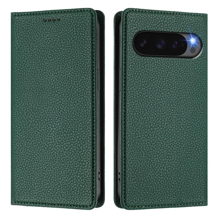 Bild 3,  Google Pixel 10/10 Pro / 9/9 Pro Fodral RFID Litchi Läder