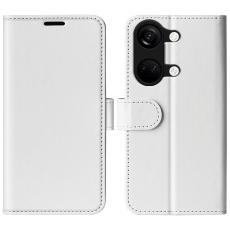  OnePlus Nord 3 5G Fodral Crazy Horse L&auml;der Vit