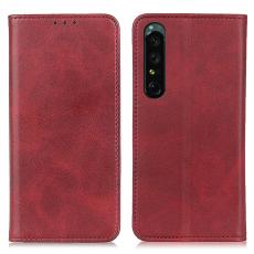  Sony Xperia 1 V Fodral Flip Split L&auml;der R&ouml;d
