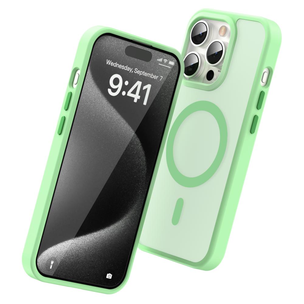ColorPop ColorPop iPhone 15 Pro Skal CH MagSafe Matt Ljus Grön