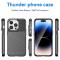  iPhone 15 Pro Skal Twill Textur Svart