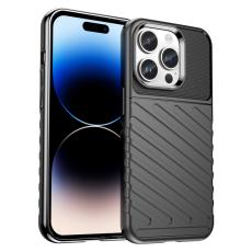  iPhone 15 Pro Skal Twill Textur Svart