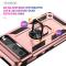  Google Pixel 7 Skal Shockproof Hybrid Ring Armor Roséguld
