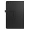  Samsung Galaxy Tab A7 10.4 Fodral Litchi Läder Svart
