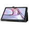  Samsung Galaxy Tab A7 10.4 Fodral Litchi Läder Svart