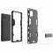  Samsung Galaxy A42 5G - Hybrid Skal Med Kickstand - Svart