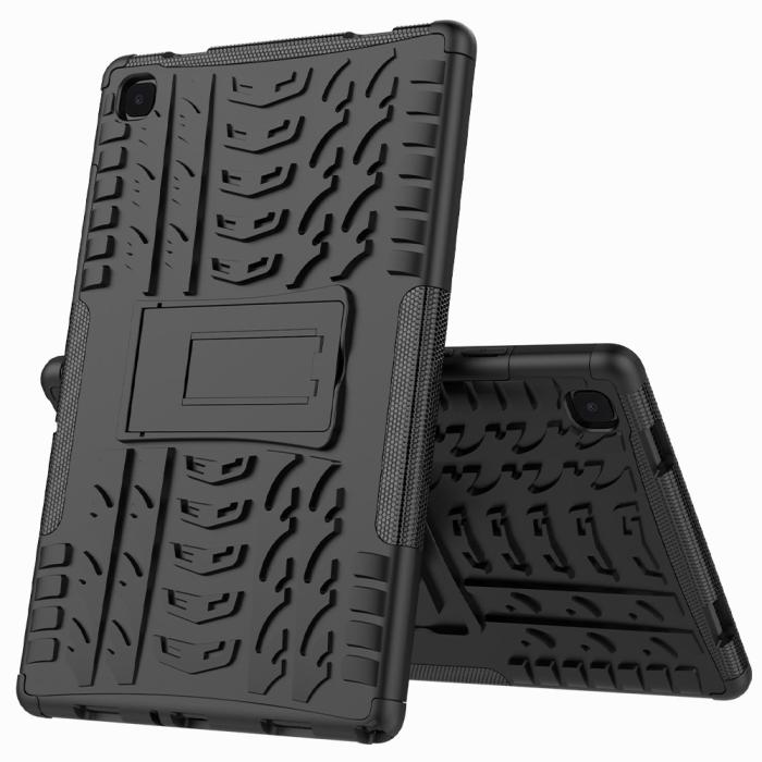 Bild 2,  Samsung Galaxy Tab A7 10.4 Skal Rugged Kickstand Armor Svart