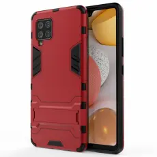  Samsung Galaxy A42 5G - Hybrid Skal Med Kickstand - R&ouml;d