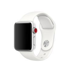  Silikon Armband Apple Watch 42/44/45/46/49 mm Vit (M/L)