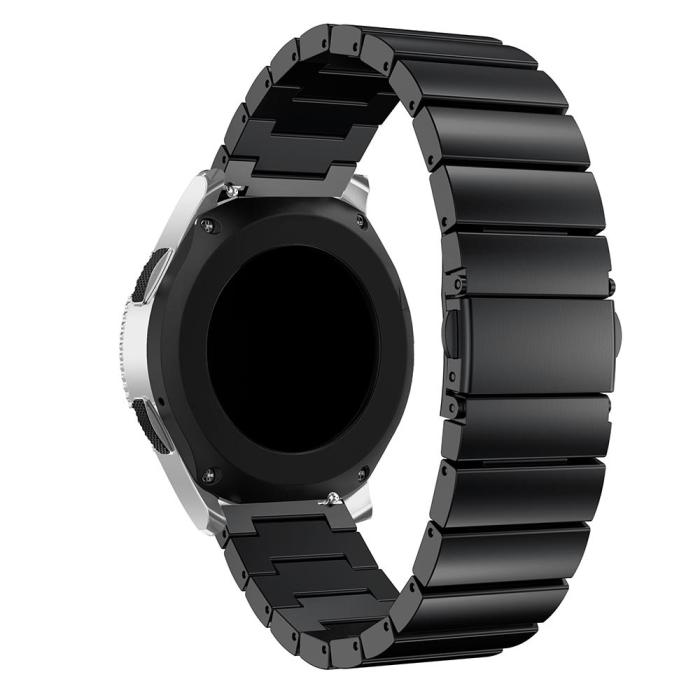 Bild 3,  Armband I Rostfritt Stål - Svart (22mm)