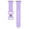 ColorPop Silikon Armband Butterfly Apple Watch 42/41/40/38 mm (S/M) Lila