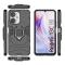  Xiaomi Redmi 13C 4G Skal Armor Hybrid Kickstand Svart