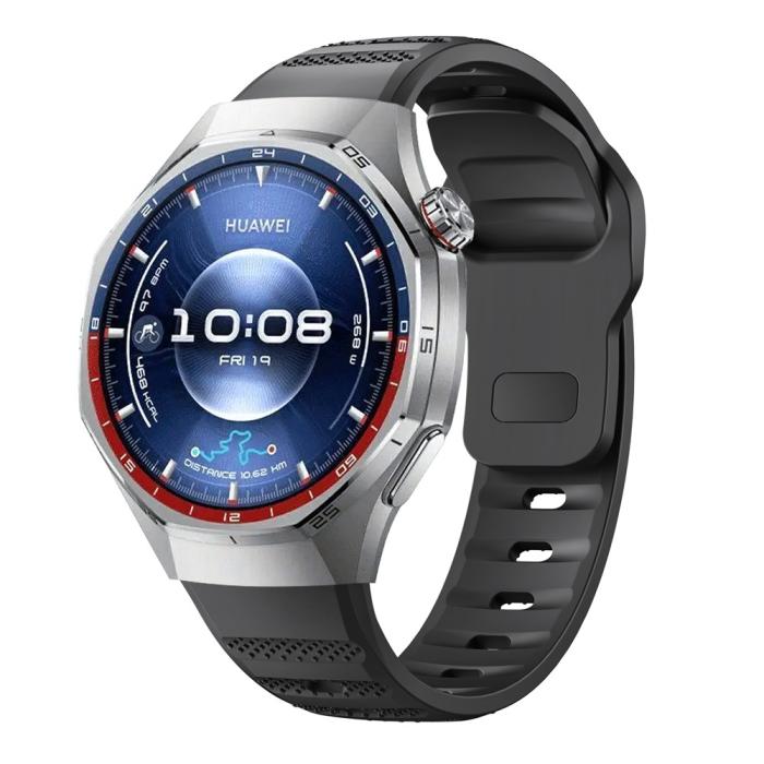Bild 3,  Huawei Watch GT 6 Pro 46 mm Armband AeroSilicone Svart