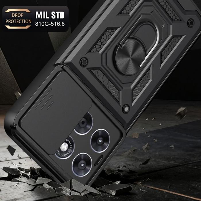 Bild 4, Tech-Protect Tech-Protect Motorola Moto G67/G77 Skal CamShield Pro Svart