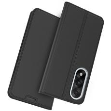 OnePlus Nord 5 5G Fodral Flip L&auml;der Svart