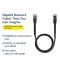 BASEUS Baseus 1.5m Cat6 Platt RJ45 Nätverkskabel Svart