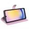  Samsung Galaxy A16 / A26 5G Fodral Litchi Läder Textur Ljus Rosa