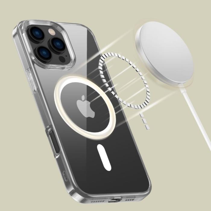 Bild 5, Tech-Protect Tech-Protect iPhone 16 Pro Max Skal MagSafe FlexAir Hybrid Transparent
