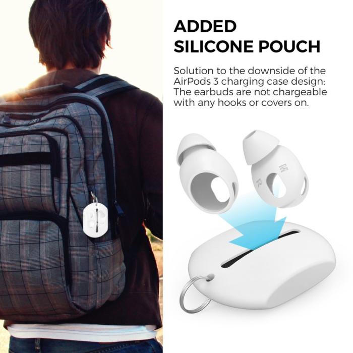 Bild 4, AHASTYLE AHASTYLE Airpods 3 Öronpluggar 3-PACK Svart