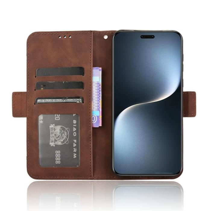 Bild 4,  Honor Magic7 Pro Fodral Med Avtagbart Kortfodral Brun