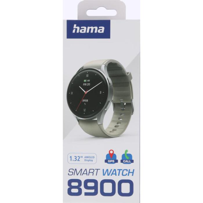 Bild 6, HAMA Hama Smartklocka 8900 Silverbeige
