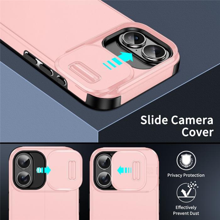 Bild 3,  iPhone 17 Skal Hybrid Armor CamCover Rosa
