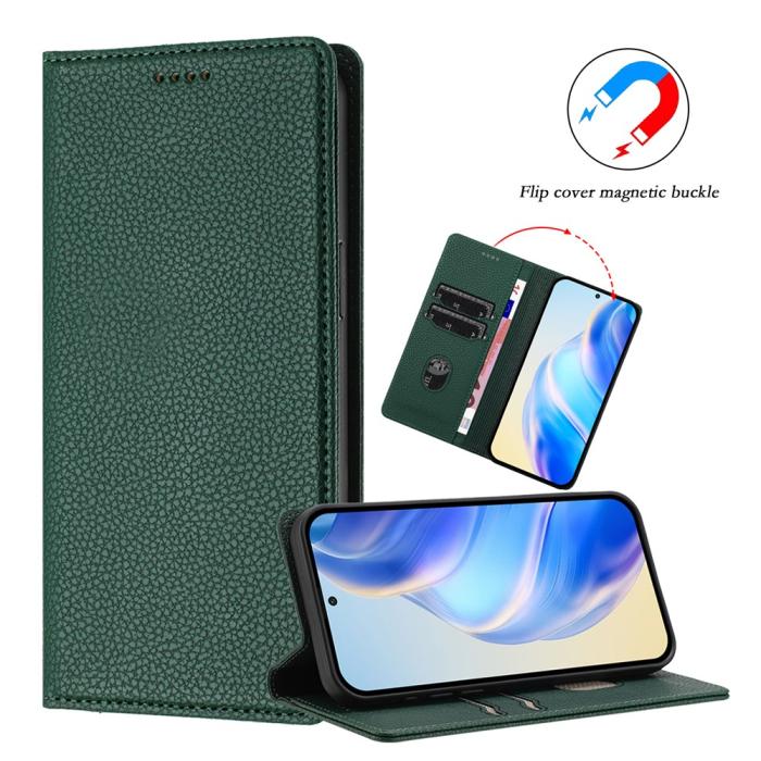 Bild 5,  Google Pixel 10/10 Pro / 9/9 Pro Fodral RFID Litchi Läder