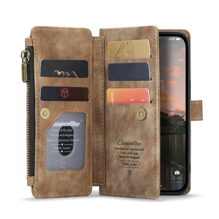 Bild 3, CASEME CASEME iPhone 14 Pro Fodral Multifunktionell Brun
