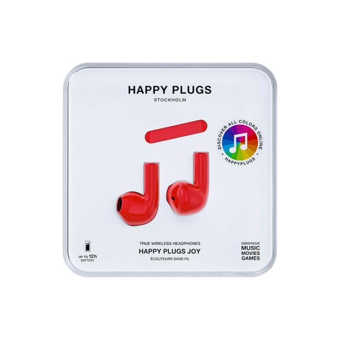 Bild 2, Happy Plugs Happy Plugs Joy Hörlurar In-Ear TWS Röd