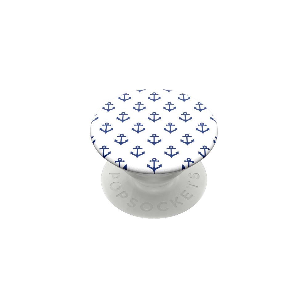PopSockets PopSockets Avtagbart Grip med Ställfunktion Anchors Away White